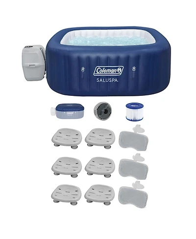 Bestway Coleman Hot Tub plus 6 Bestway SaluSpa Seats plus 3 Bestway SaluSpa Pillows