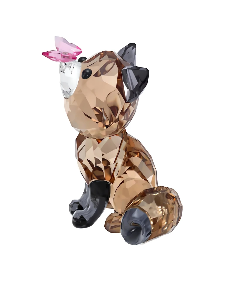 Swarovski Idyllia Fox and Butterfly Crystal Figurine