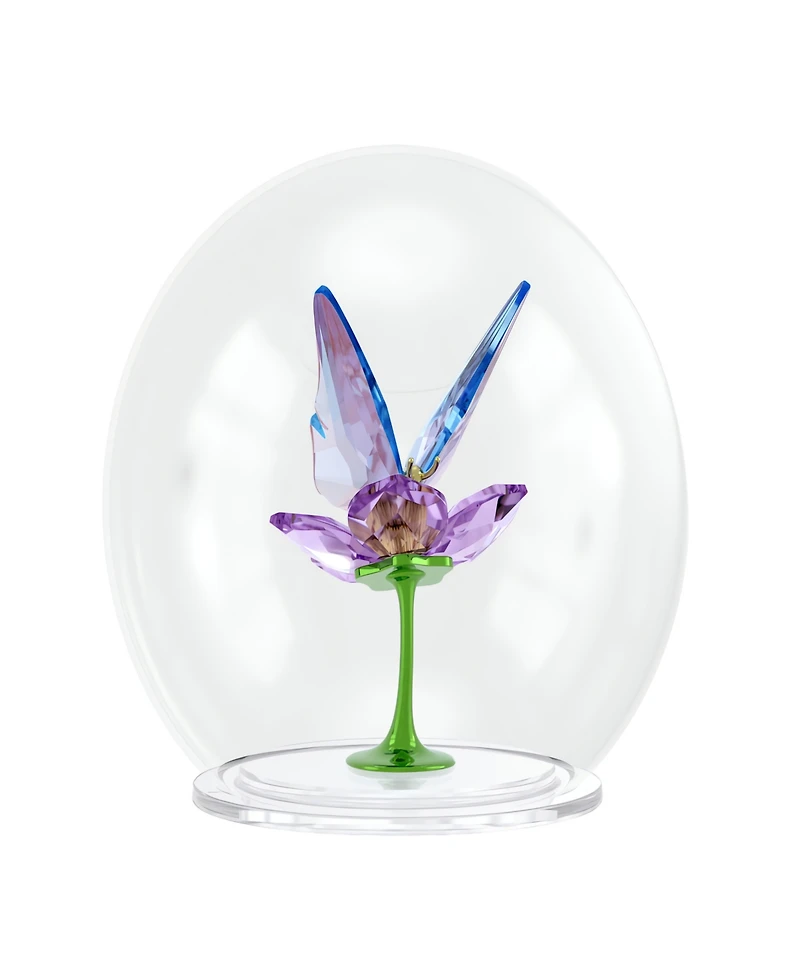 Swarovski Idyllia Glass Ball Butterfly and Flower Crystal Figurine