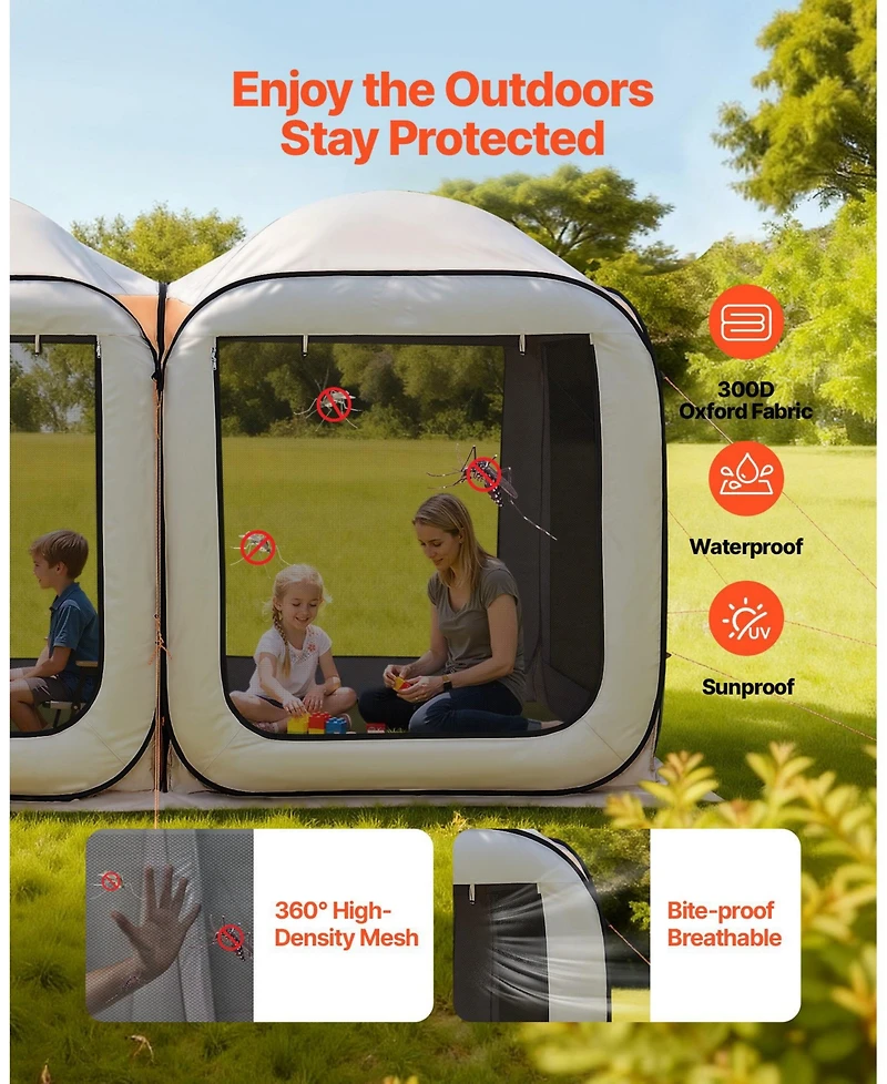 Cozito Screen House Tent, Pop Up Canopy with Carry Bag