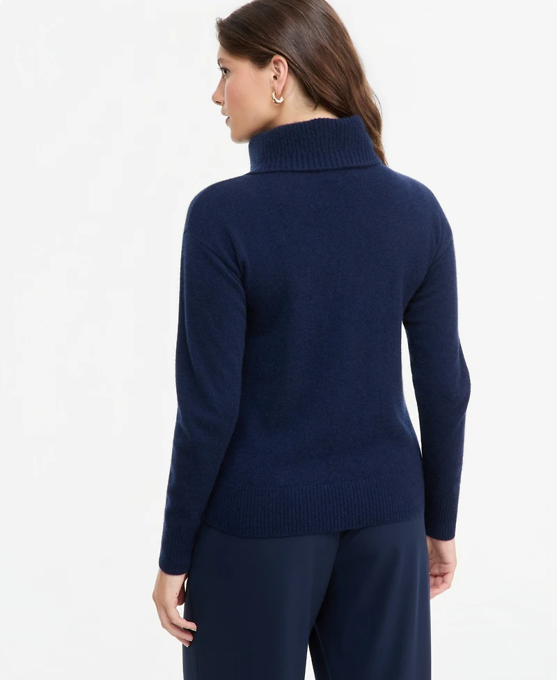 Charter Club 100% Cashmere Women's Quarter-Zip Sweater, Created for Macy's