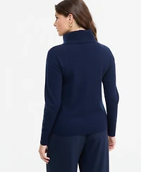 Charter Club 100% Cashmere Women's Quarter-Zip Sweater, Created for Macy's