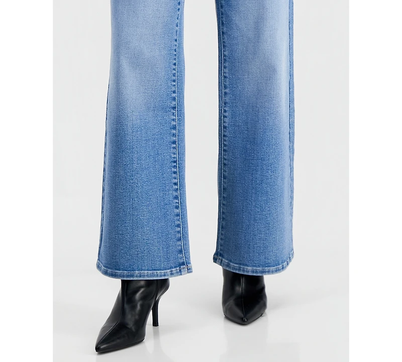 I.n.c. International Concepts Petite High-Waisted Wide-Leg Relaxed-Fit Jeans, 29" Inseam, Macy's Exclusive