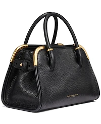 Donna Karan New York Leather Small Crossbody Satchel Handbag