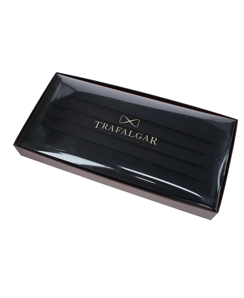Trafalgar Men's Sutton Solid Color Silk Cummerbund
