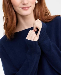 Charter Club Women's 100% Cashmere Long Sleeve Boatneck Sweater, Macy's Exclusive