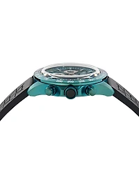 Aston Martin F1 Men's Quartz Green Silicone Strap Watch 44mm