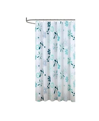 Rt Designers Collection 90GSM Peva Glit Printed Romy Shower Curtain 70" x 72"