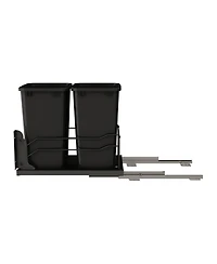 Rev-a-Shelf Double Pullout Trash Cans 35 qt. with Soft-close, 53WC-1835SCDM-217