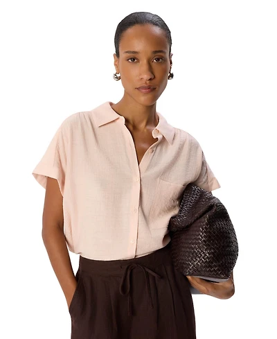 Whistles Women's Nicola Textured Shirt