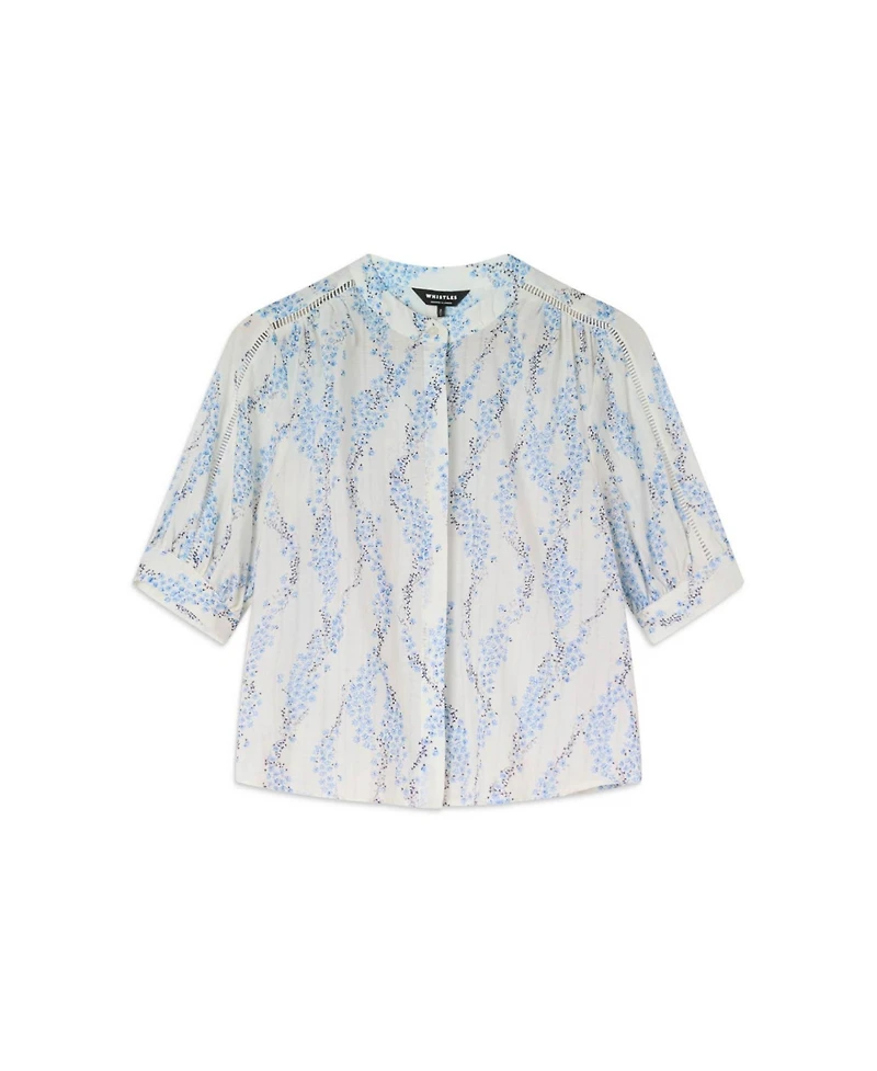 Whistles Women's Ditsy Stem Textured Shirt