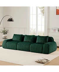 Streamdale Furniture Modern Modular Sectional Sofa, Flannelette