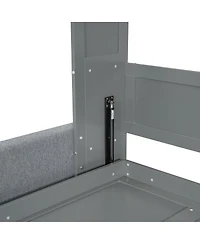Streamdale Furniture Full Size Murphy Bed Wall Bed with Cushion