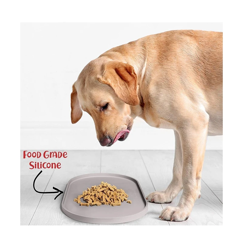 DogBuddy Oval Dog Food Mat/ Pet Placemat