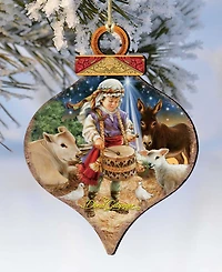 Designocracy Little Drummer Boy Holiday Ornament