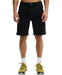 Cotton On Men's 9" Loose Straight Denim Shorts