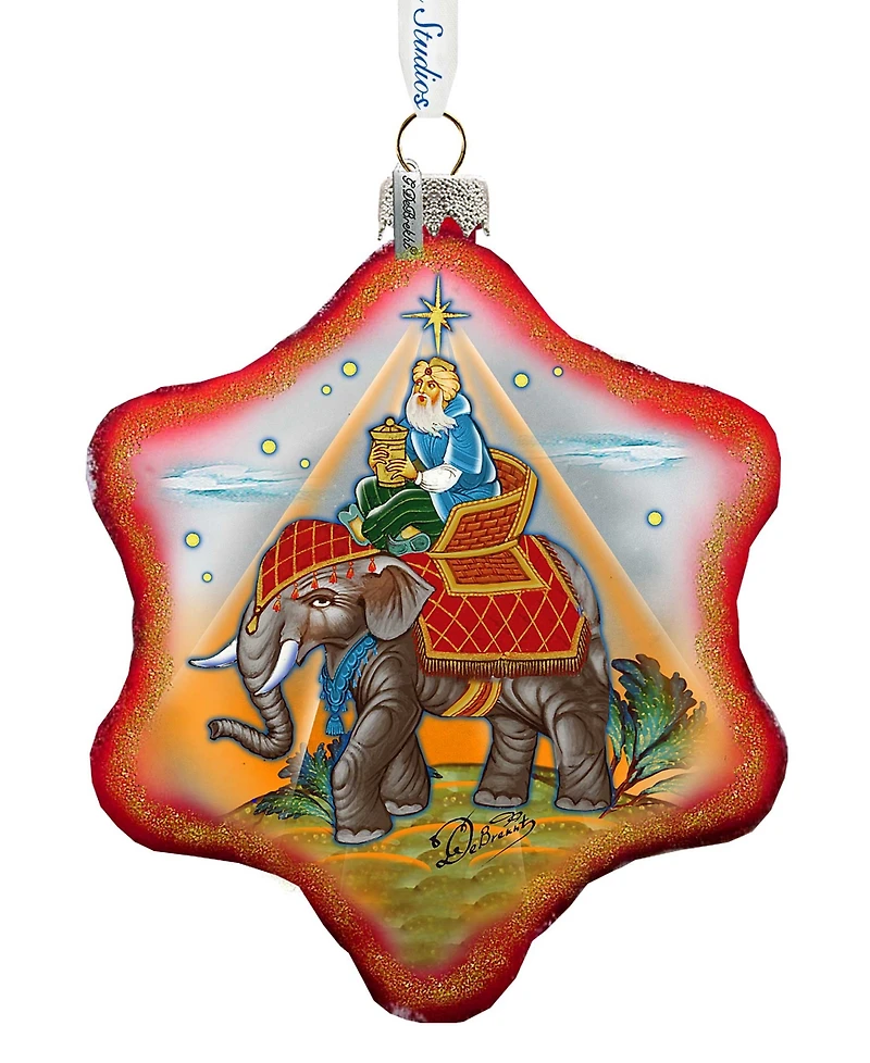 G.DeBrekht Miracle Nativity Snowflake Ornament