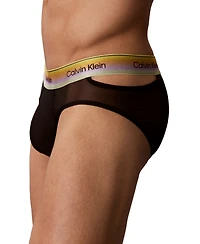 Calvin Klein Men's 1-Pack Pride Mesh Hip Brief Underwear