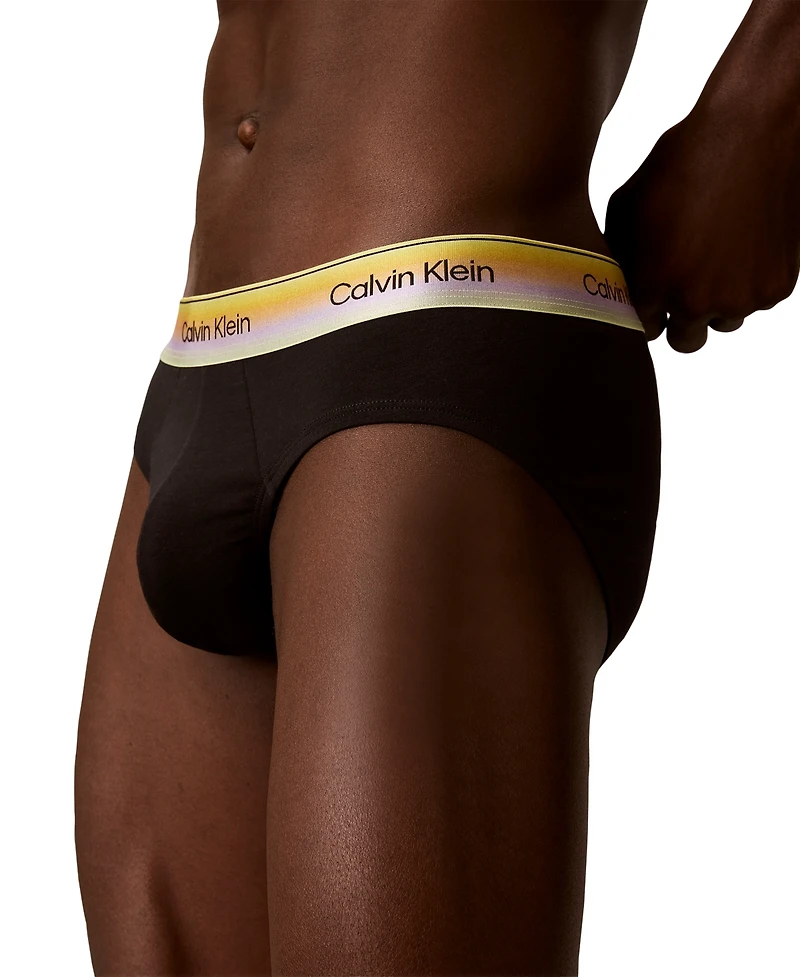 Calvin Klein Men's 1-Pack Pride Cotton Classics Hip Brief Underwear
