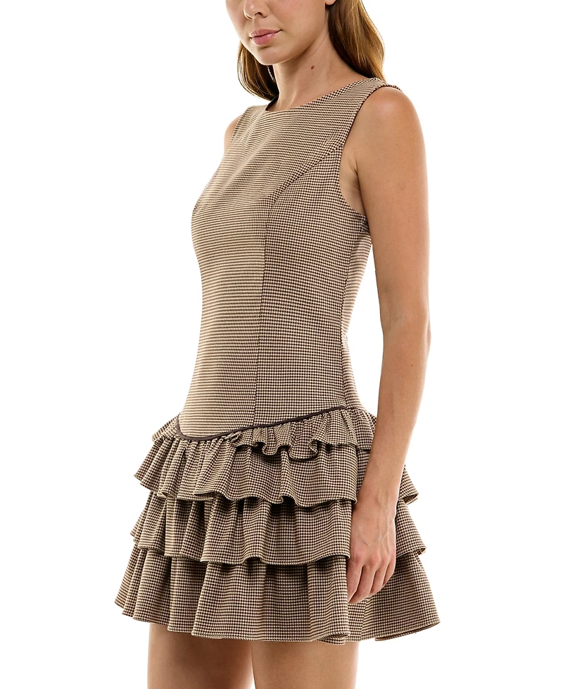 Seni & Cade Juniors' Boat Neck Short Dress