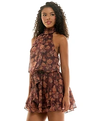 Seni & Cade Juniors' Halter Neck Dress