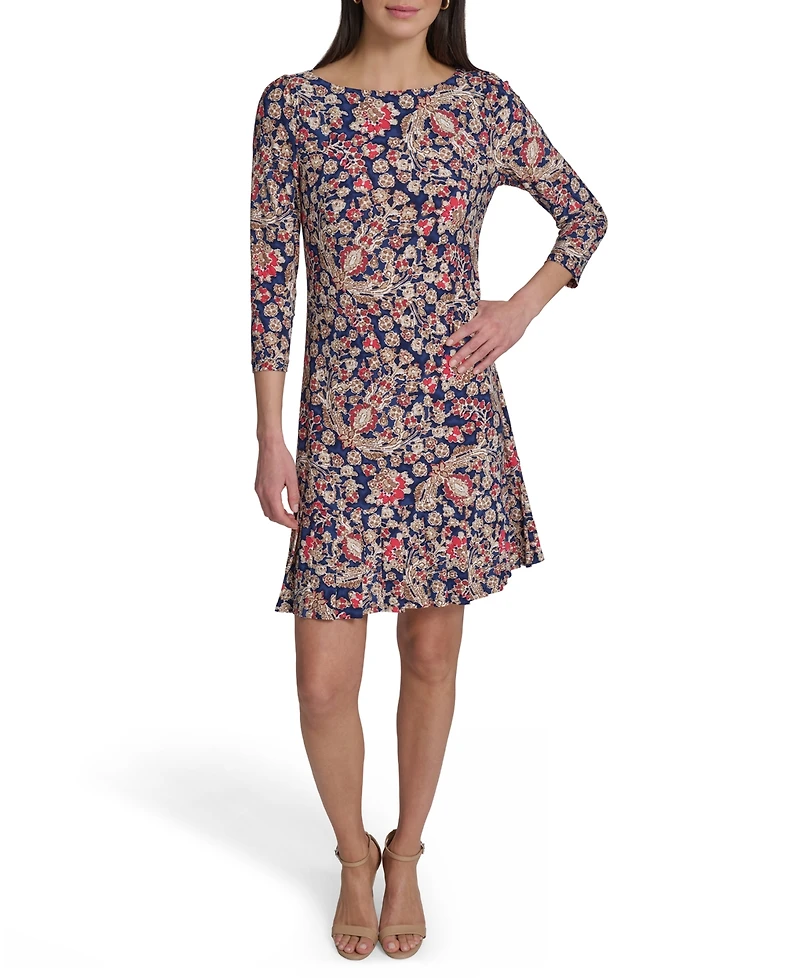 Tommy Hilfiger Petite Jersey Pull-On Shift Dress