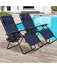 Inolait Outdoor Folding Zero Gravity Reclining Lounge Chair