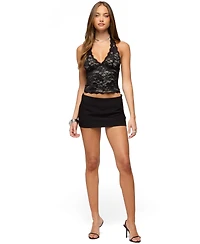 Edikted Women's Dessa Lace Halter Top
