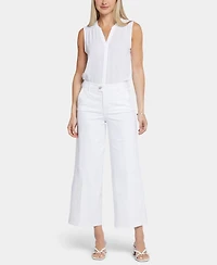 Nydj Women's Mona Wide-Leg Trouser Ankle Jeans