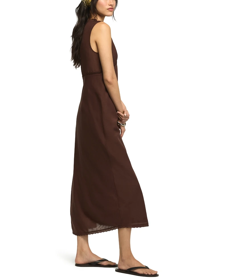Lucky Brand Women's V-Neck Slip Dress