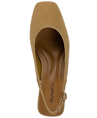 Style & Co. Women's Pippaa Slingback Pumps, Macy's Exclusive