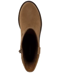 Style & Co Women's Tiannaa Embroidered Round Toe Mid Shaft Boots, Macy's Exclusive