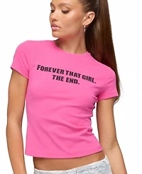 Edikted Women's Forever That Girl T Shirt