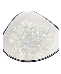 Sevorley 640Piece Set 8mm Acrylic Faceted Round Loose Beads for Diy Jewelry