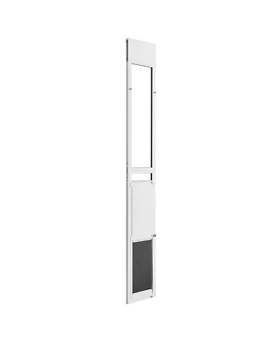 Cozito Dog Door for Sliding Glass Door Adjustable Height Large Flap with Rotating Hinge