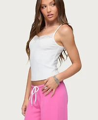 Edikted Women's Shish Lacey Tank Top