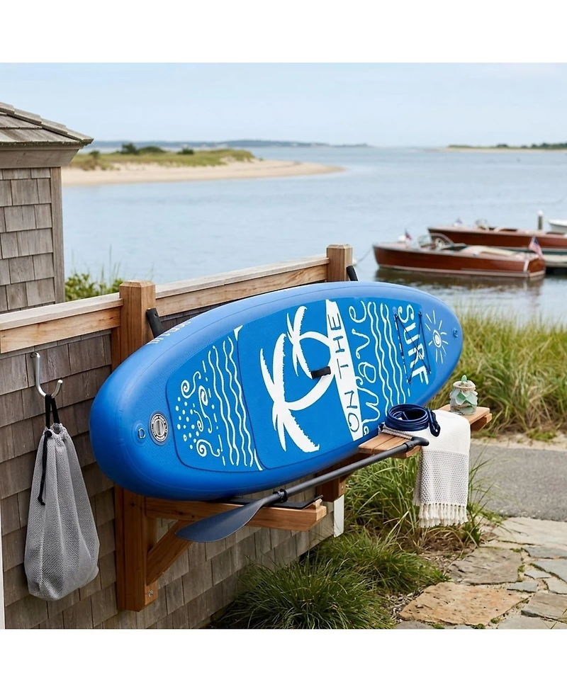 Sevorley Inflatable Adjustable Stand-Up Paddle Board with Pump and Backpack Kit