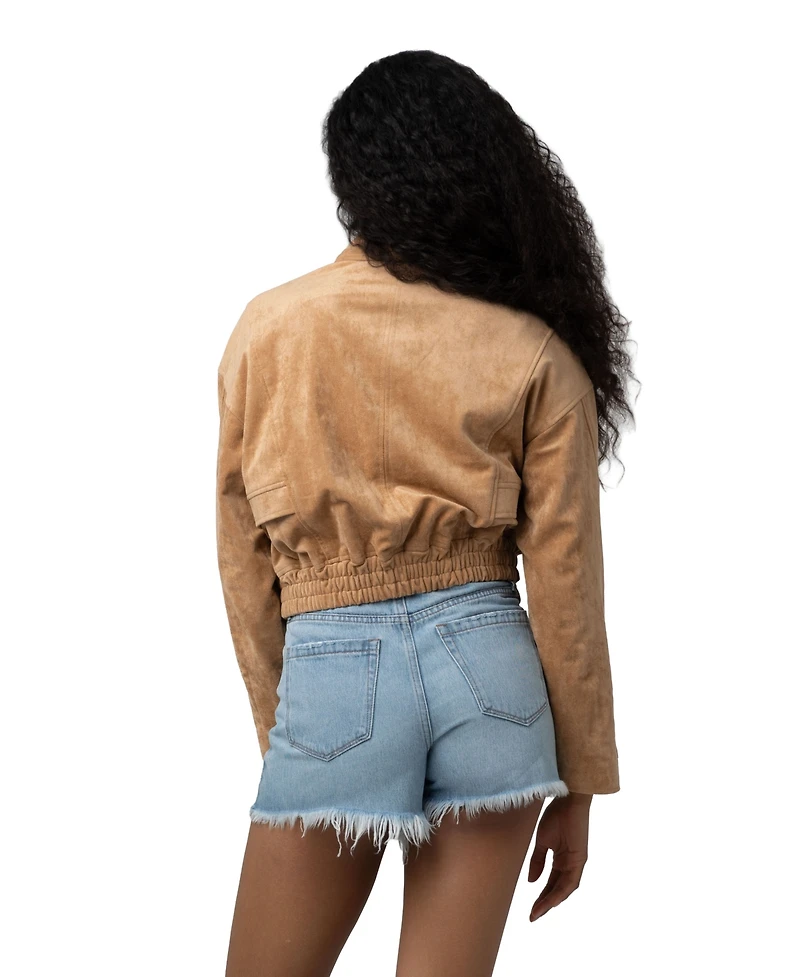 Blank Nyc Women's Collared Neck Jacket