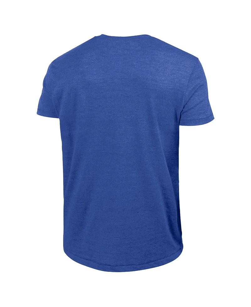 Champion Men's Royal New York Knicks Arch Logo Tri-Blend T-Shirt