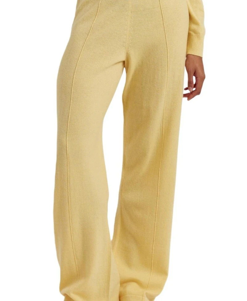 Chinti & Parker Women's Wool and Cashmere Wide Leg Track Pant