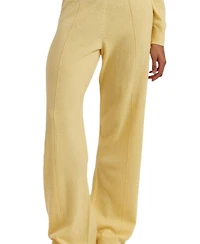 Chinti & Parker Women's Wool and Cashmere Wide Leg Track Pant