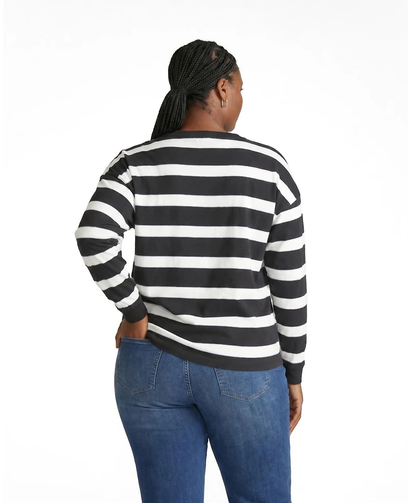 Universal Standard Plus Long Sleeve Relaxed Tee