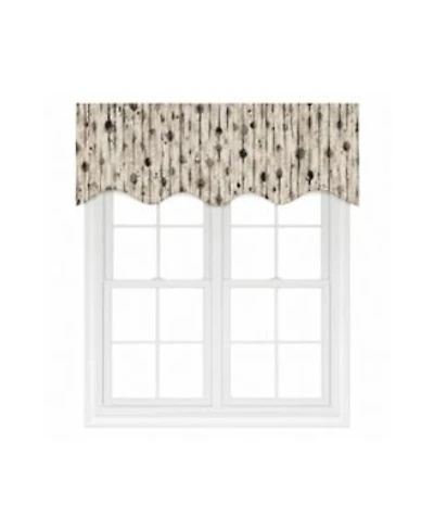 Rlf Home 100percentage Cotton String Theory Regal With Lining Rod Pocket Window Valance