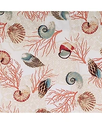 Rlf Home 100percentage Cotton Nautilus Provance With Lining Rod Pocket Window Valance