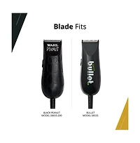 Wahl Professional - Peanut Clipper/Trimmer Snap-On Blade - Professional-Quality Blade for Wahl Peanuts - White