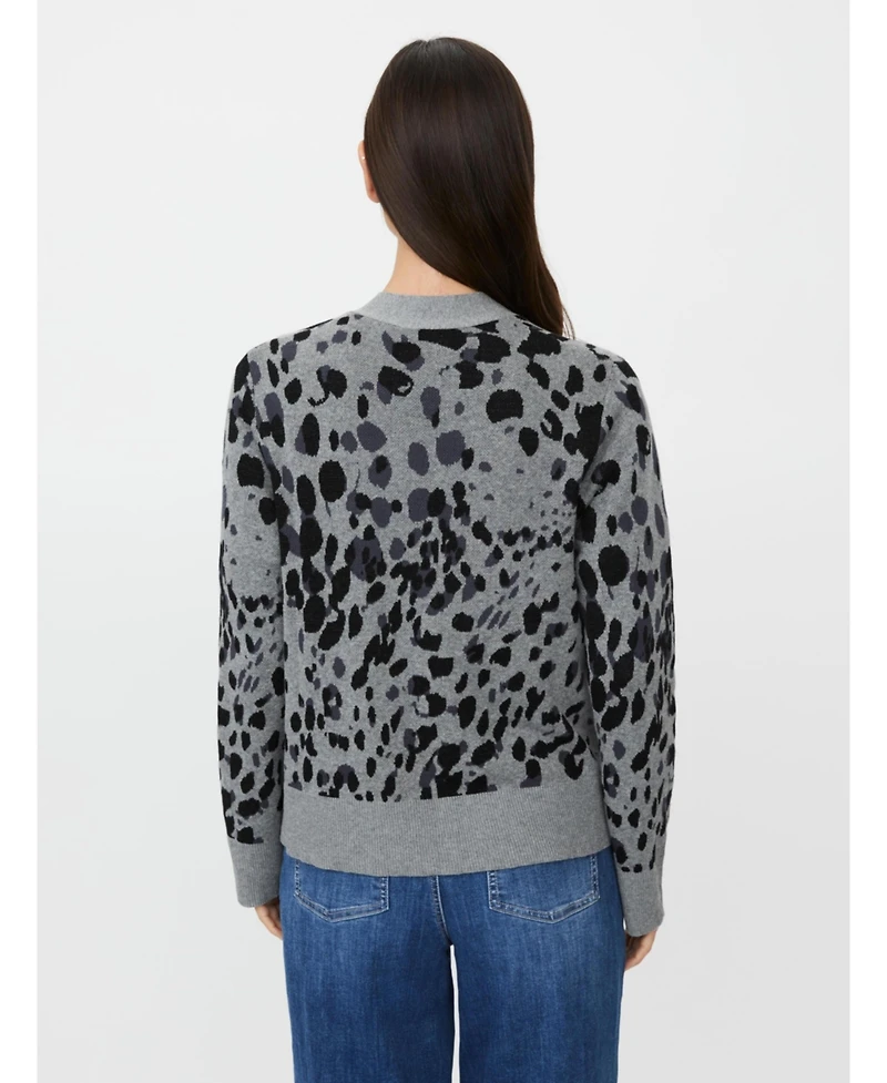 Masai Copenhagen Women's Malokina Leopard Pattern Cardigan