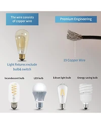Midola 3-Light with Clear Glass Glacier Shade, Unique Hand-make Lampshade, Industrial Indoor Light Fixture for Living Room Bedroom Over Kitchen Sink