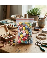 Sevorley 80Pcs Ceramic Beads for Diy Bracelet Necklace Jewelry Making