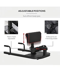 Sevorley 3-in-1 Padded Push-Up, Sit-Up, and Squat Machine for Home Gym Workouts