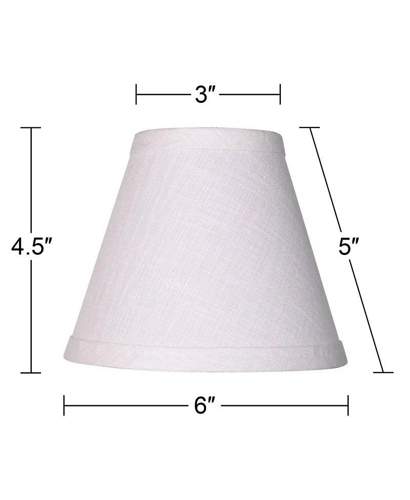 Springcrest Livi Linen Mini Empire Shade 3x6x5 (Clip-On)